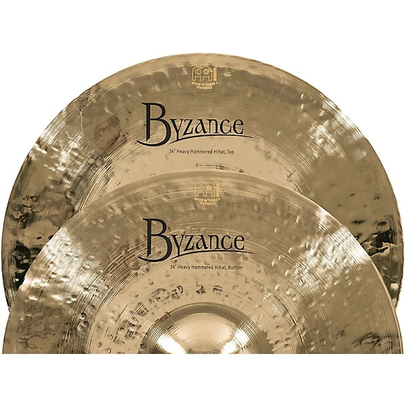 MEINL Byzance Brilliant 14" Heavy Hammered Hi-Hats Pair