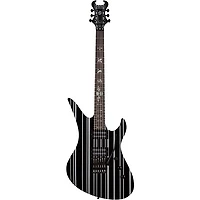 Schecter Guitar Research Synyster Gates Standard Electric Guitar Gloss Black with Silver Pinstripes
