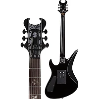 Schecter Guitar Research Synyster Gates Standard Electric Guitar Gloss Black with Silver Pinstripes