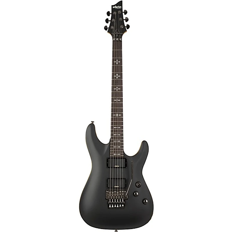 Schecter Guitar Research Demon-6 FR Electric Guitar Satin Aged Black