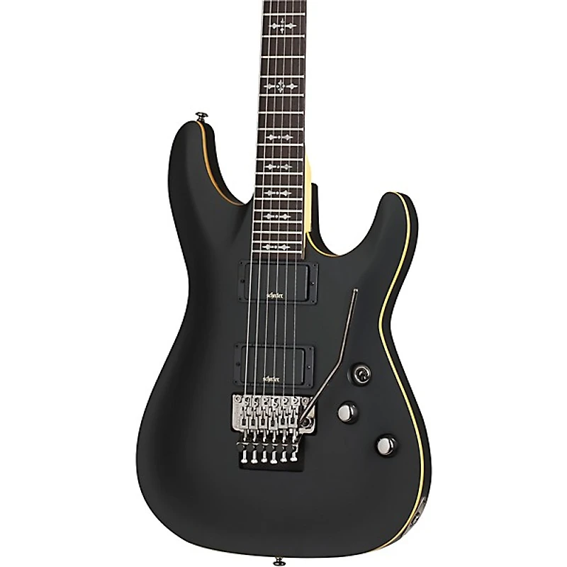 Schecter Guitar Research Demon-6 FR Electric Guitar Satin Aged Black