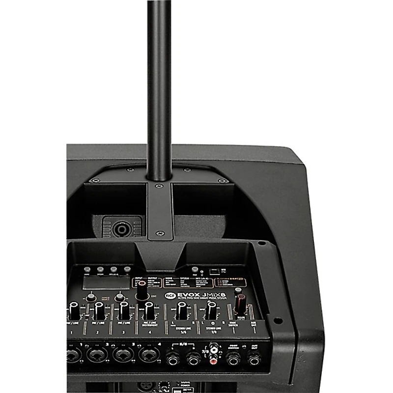 RCF EVOX JMIX8 Line Array PA System With 8-Channel Mixer, Black