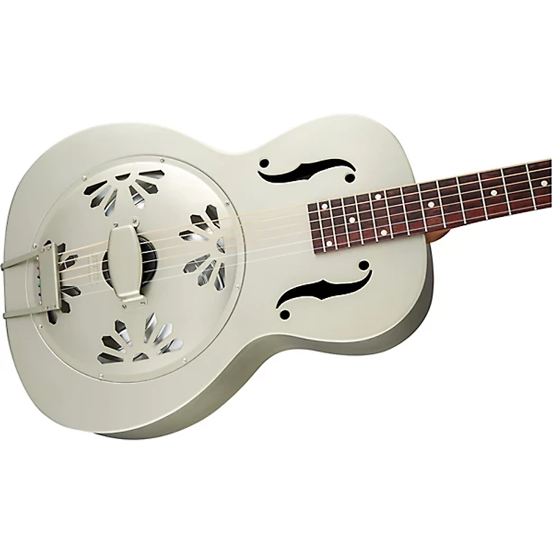 Gretsch Guitars G9201 Honey Dipper Round-Neck, Brass Body Biscuit Cone Resonator Guitar