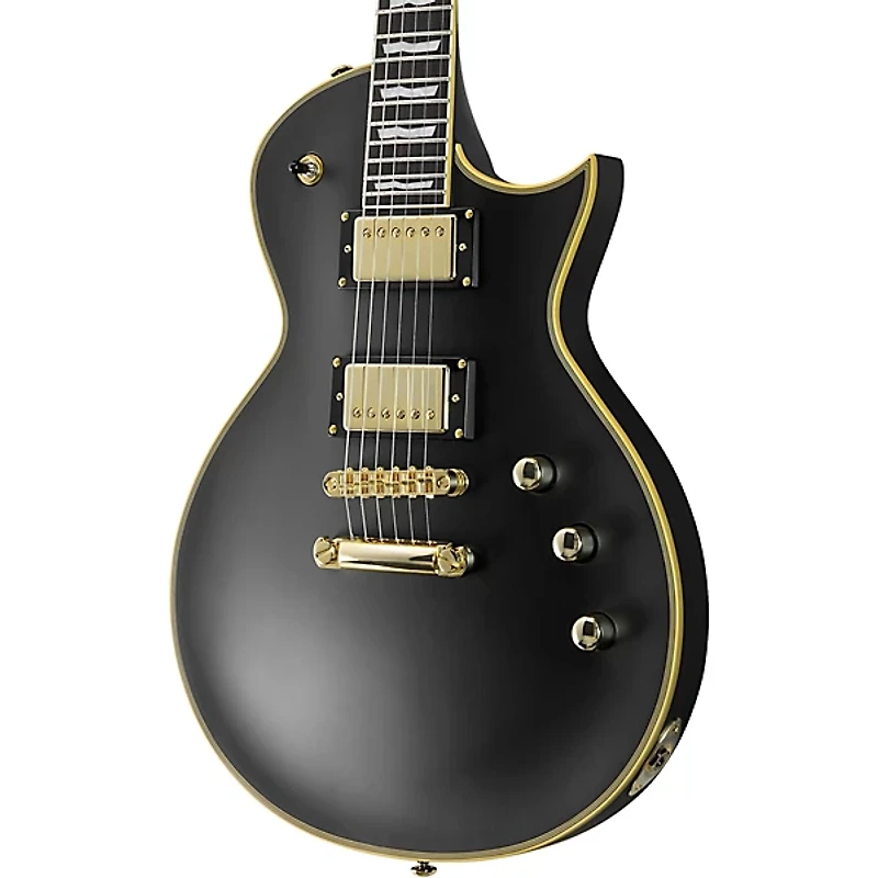 ESP LTD EC-1000 Duncan Electric Guitar Black Satin