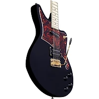 D'Angelico Deluxe Series Bedford Electric Guitar with Tremolo Tailpiece Black