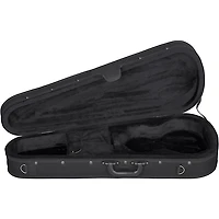 Luna Luna Lightweight Case for Baritone Ukelele Black Black