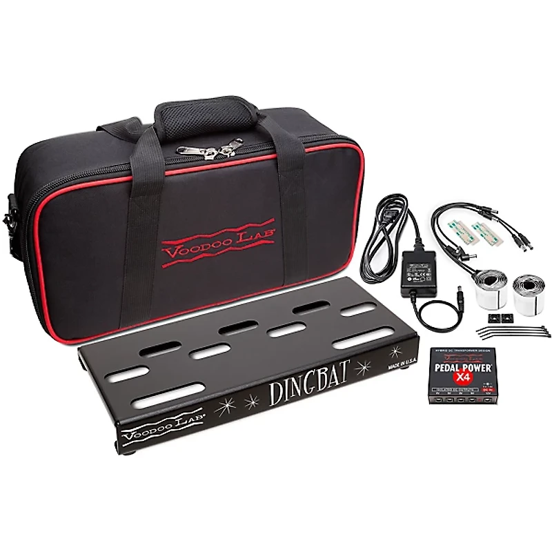 Voodoo Lab Dingbat TINY Pedalboard Power Package With Pedal Power X4