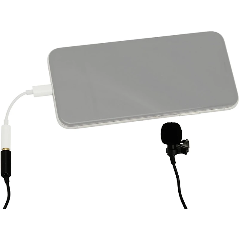 BK Media PV610-B Lavalier Microphone with 8" Extension Cable