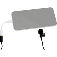 BK Media PV610-B Lavalier Microphone with 8" Extension Cable