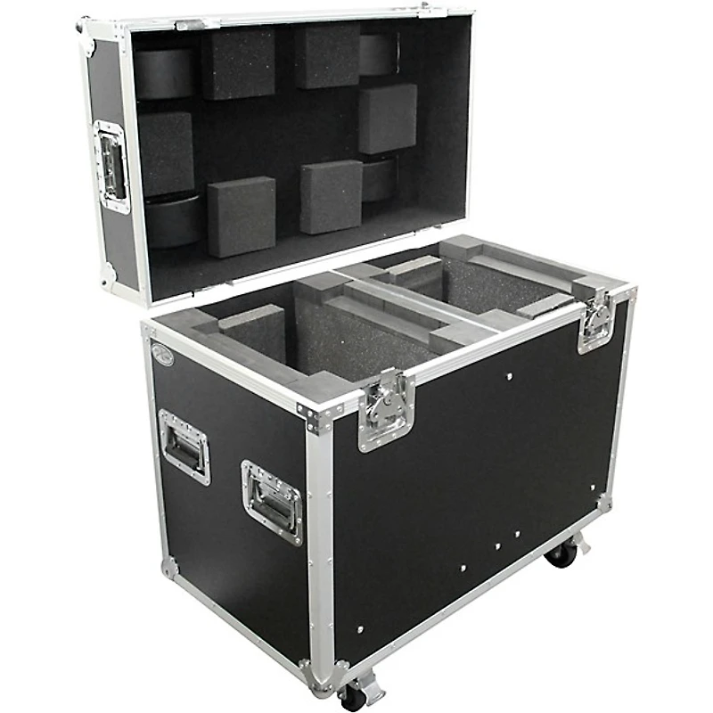 ProX XS-MH250X2W ATA Road Case with Wheels for Moving-Head Lights Black