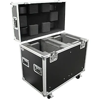 ProX XS-MH250X2W ATA Road Case with Wheels for Moving-Head Lights Black