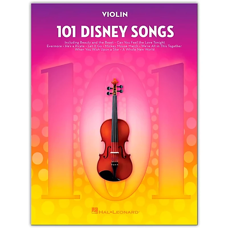Hal Leonard 101 Disney Songs for Violin