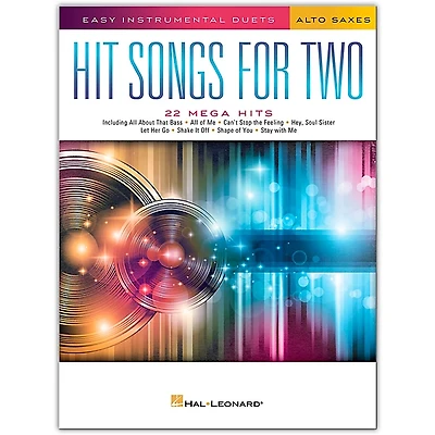 Hal Leonard Hit Songs for Two Alto Saxophones - Easy Instrumental Duets