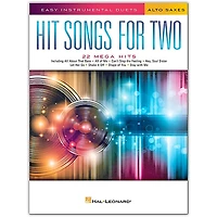 Hal Leonard Hit Songs for Two Alto Saxophones - Easy Instrumental Duets