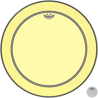 Remo Powerstroke P3 Colortone Yellow Bass Drum Head