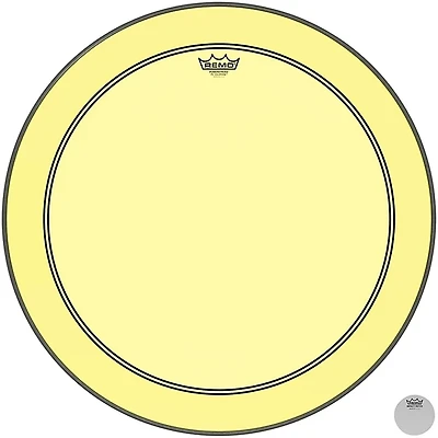 Remo Powerstroke P3 Colortone Yellow Bass Drum Head