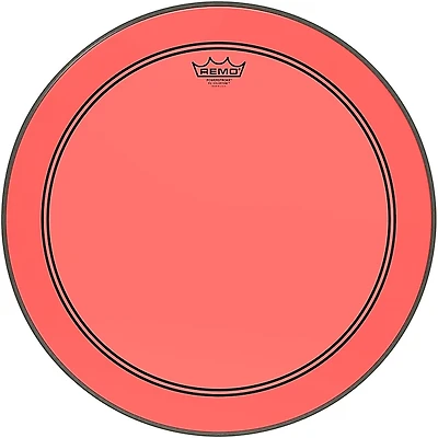 Remo Powerstroke P3 Colortone Red Bass Drum Head