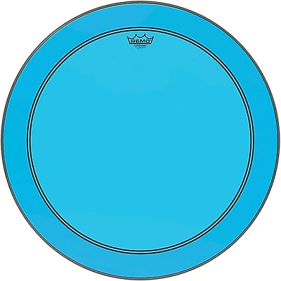 Remo Powerstroke P3 Colortone Blue Bass Drum Head