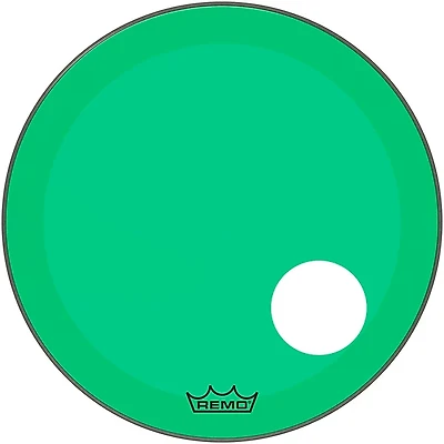 Remo Powerstroke P3 Colortone Resonant Bass Drum Head With 5" Offset Hole