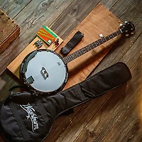 Washburn B8K-A Americana 5-String Resonator Banjo Pack