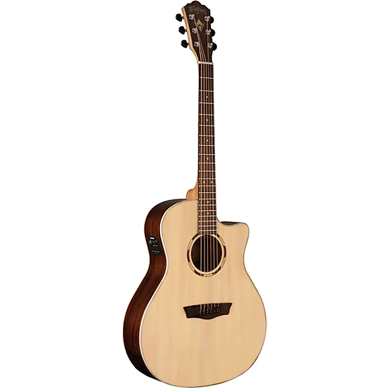 Washburn WLO2SCE Woodline 20 Series Acoustic-Electric Guitar