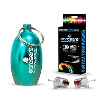 Earasers Small Musicians Plugs and Carrying Case Bundle