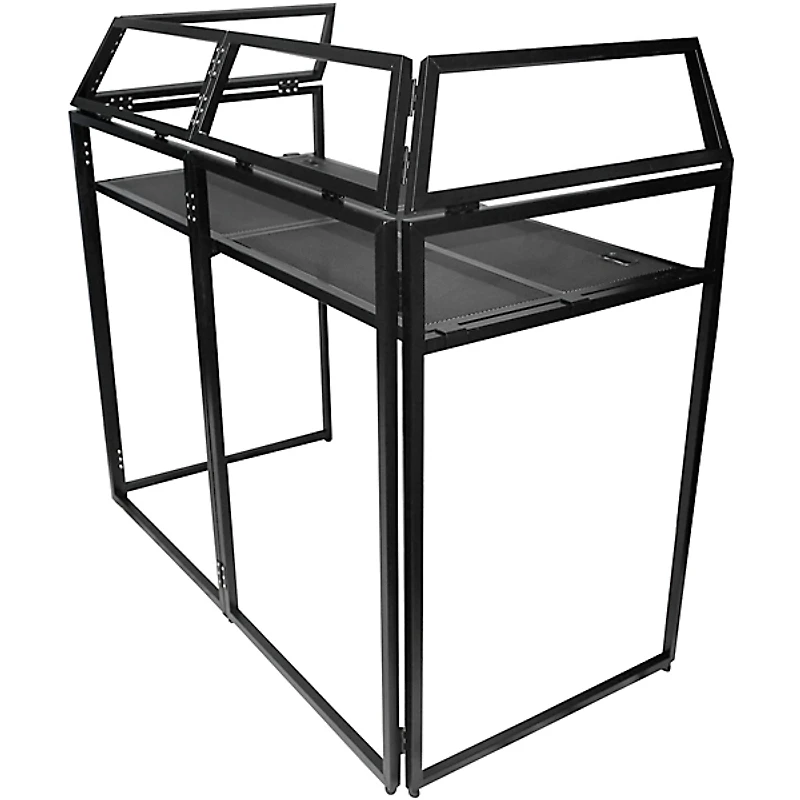 ProX XF-MESA MK2 DJ Booth Facade with Black & White Scrims