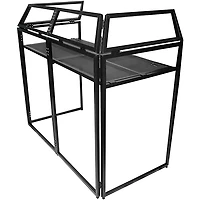 ProX XF-MESA MK2 DJ Booth Facade with Black & White Scrims