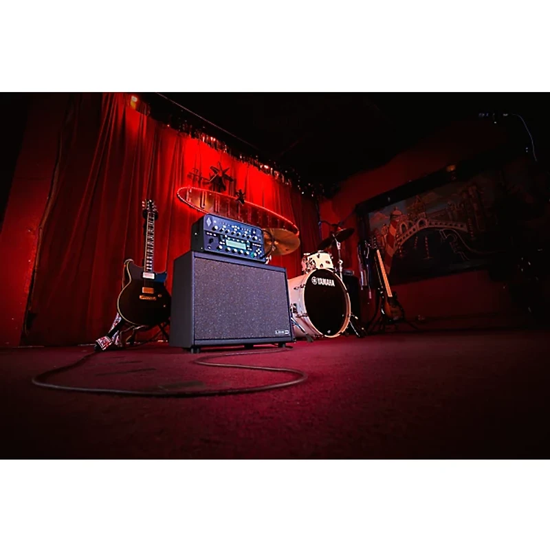 Line 6 Powercab 112 250W 1x12 FRFR Powered Speaker Cab - Black and Silver