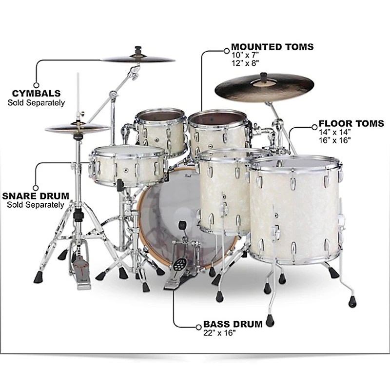 Pearl Session Studio Select Series 5-Piece Shell Pack