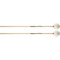Innovative Percussion Medium General Marimba Mallets with Birch Handle White Yarn Medium
