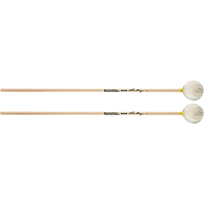 Innovative Percussion Medium Hard Marimba Mallets with Birch Handles and White Yarn