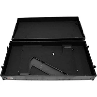 ProX Portable Z-Style Dj Table Flight Case - Black/Black (XS-ZTABLEBL) Black on Black Black