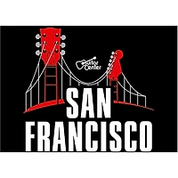 Guitar Center San Francisco Guitar Bridge Graphic Magnet