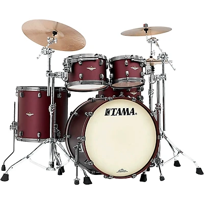 TAMA Starclassic Maple 4-Piece Shell Pack With 22" Bass Drum and Smoked Black Nickel Shell Hardware