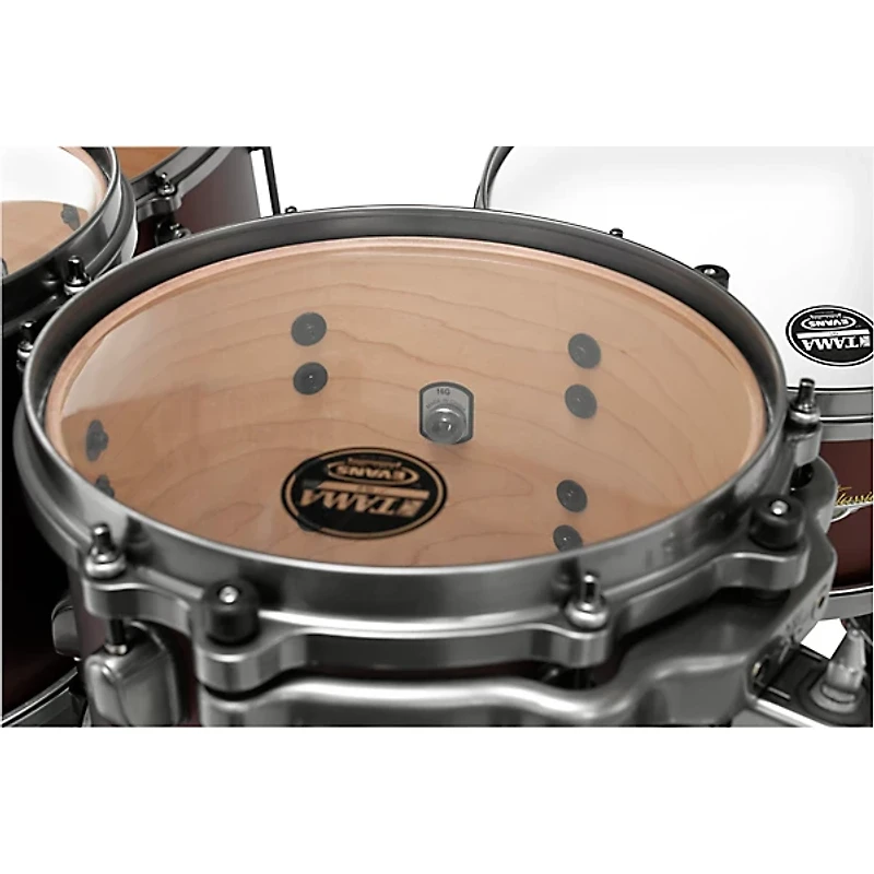TAMA Starclassic Maple 4-Piece Shell Pack With 22" Bass Drum and Smoked Black Nickel Shell Hardware