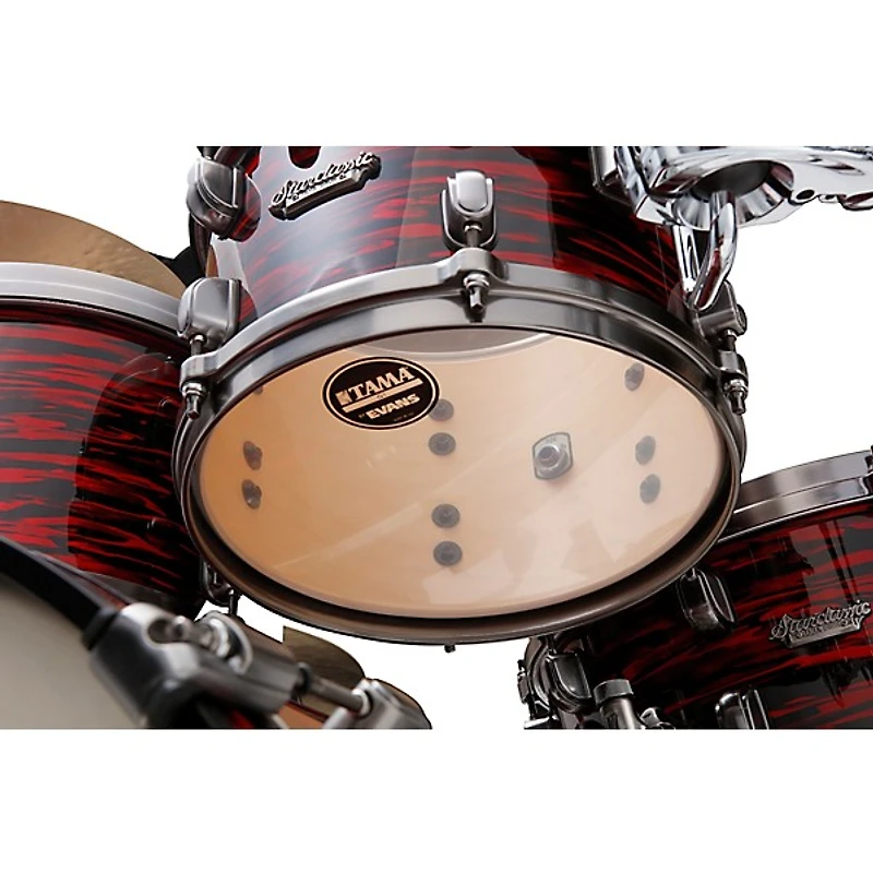 TAMA Starclassic Maple 4-Piece Shell Pack With 22" Bass Drum and Smoked Black Nickel Shell Hardware
