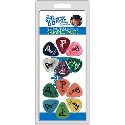 Perri's The Hope Collection Variety Guitar Pick Pack- 12pc 12 Pack