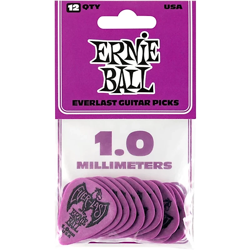 Ernie Ball Everlast Delrin Picks 12 Pack