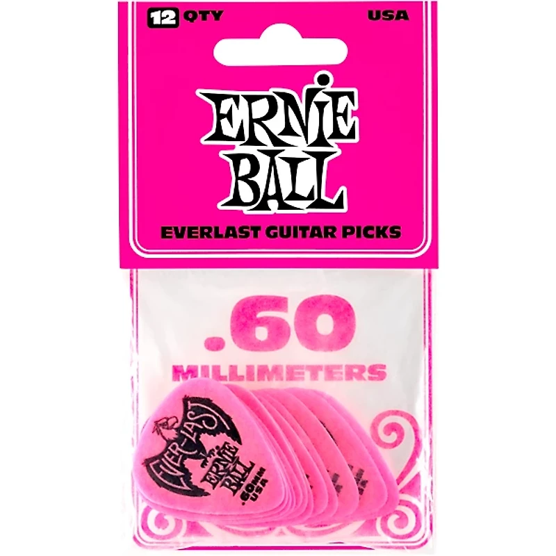 Ernie Ball Everlast Delrin Picks 12 Pack