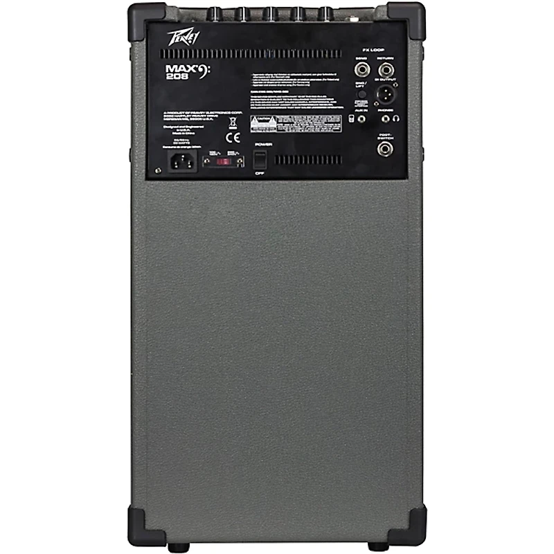 Peavey MAX 208 200W 2x8 Bass Combo Amp Gray and Black