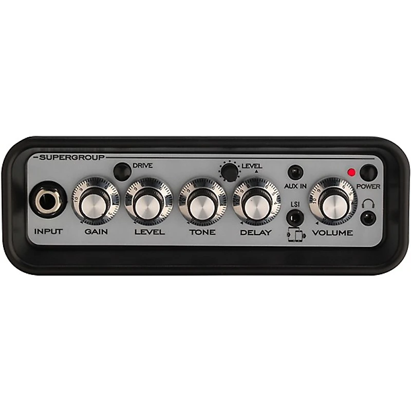 Laney Mini-St-SuperG 2x3W Stereo Battery-Powered Guitar Amp Black and Silver