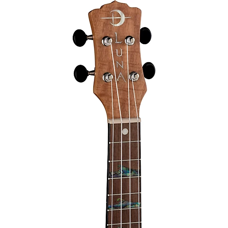 Luna High Tide Exotic Mahogany Concert Ukulele High Tide