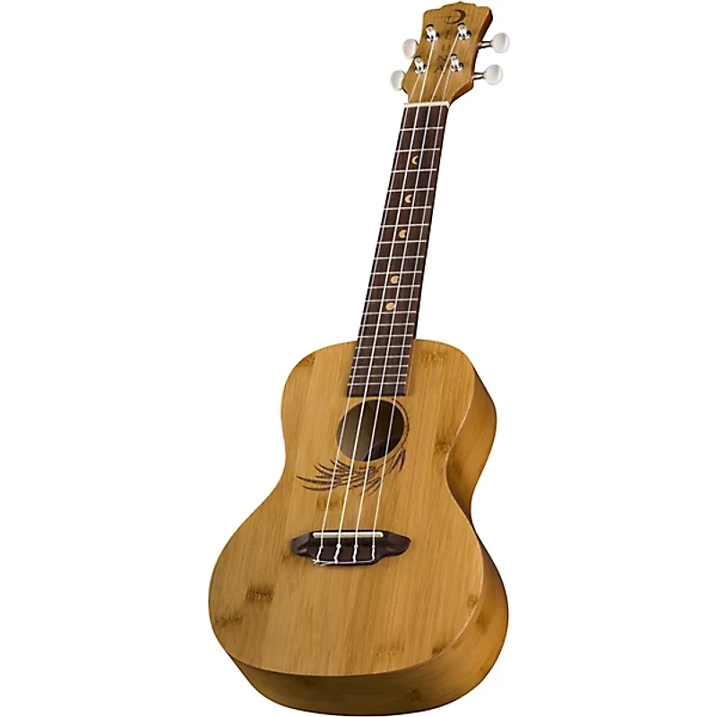 Luna Bamboo Concert Ukulele Natural