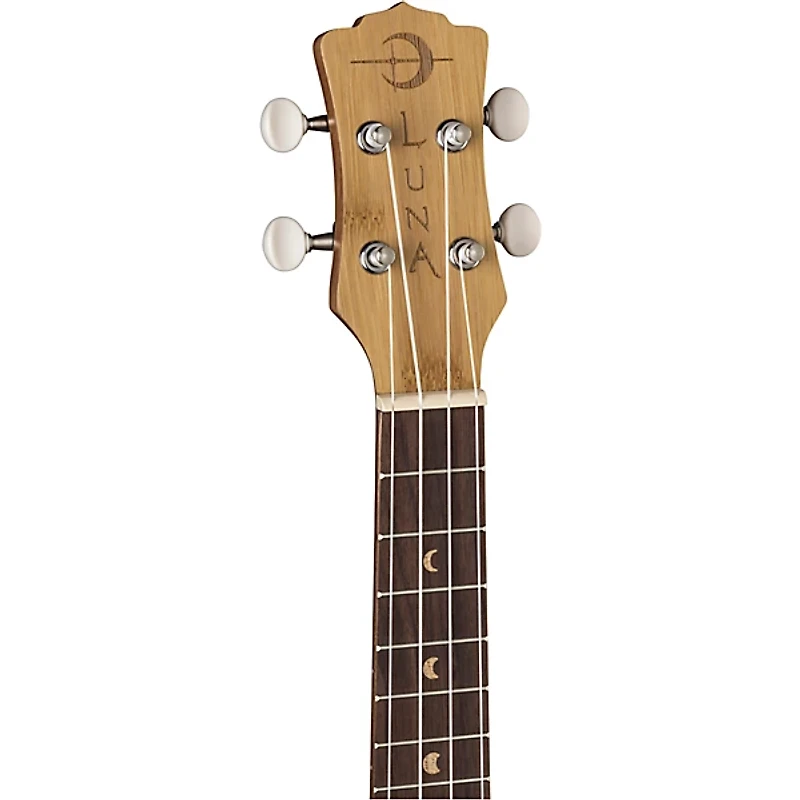 Luna Bamboo Concert Ukulele Natural
