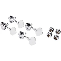 Fender Deluxe Fluted-Shaft Bass Tuning Machines Chrome
