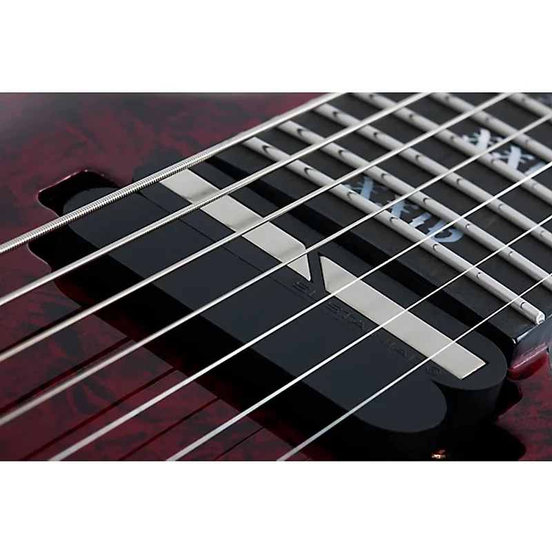 Schecter Guitar Research C-7 FR-S Apocalypse 7-String Electric Guitar Red Reign