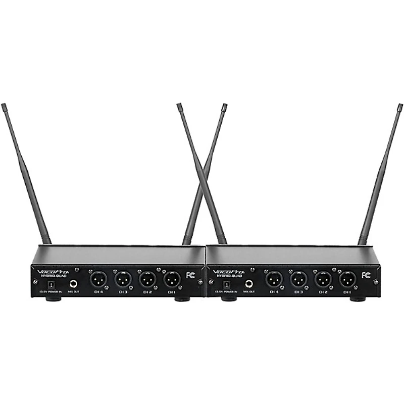 VocoPro DIGITAL-ACAPELLA-8 8-Channel UHF Wireless Handheld Microphone System, 900-927.2mHz 902-928 MHz Black