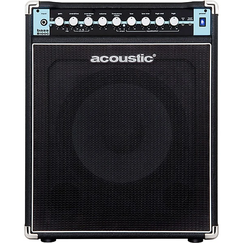 Acoustic B100C 1x12 100W Bass Combo With Tilt-Back Cab - Black
