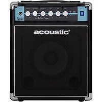 Acoustic B25C 1x8 25W Bass Combo With Tilt-Back Cab Black